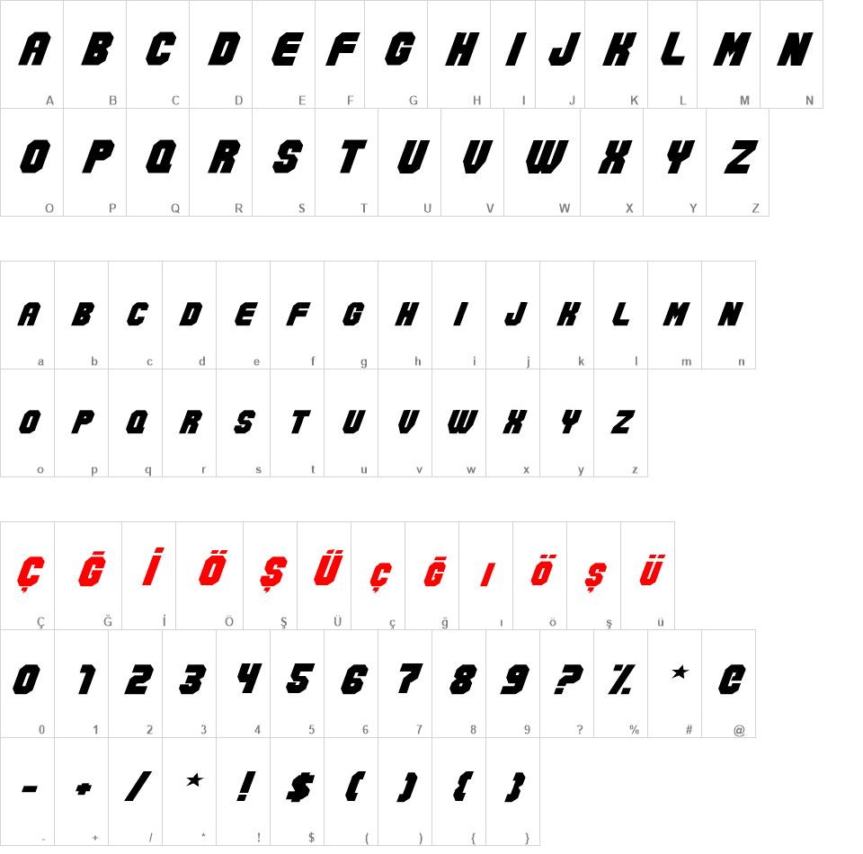 Action Force font