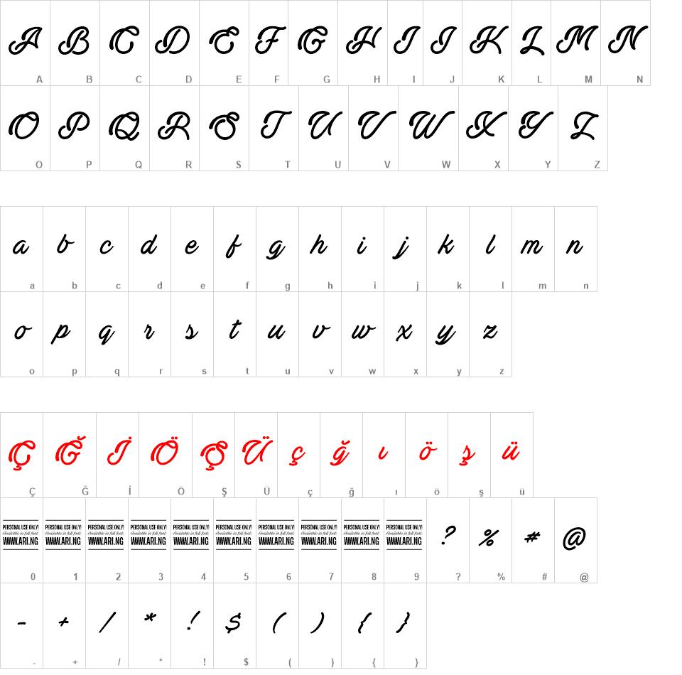 Actonia font