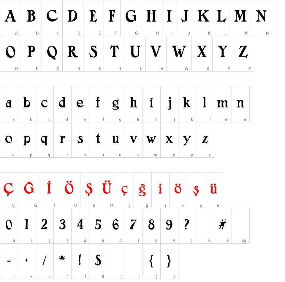 Adramalech™ font