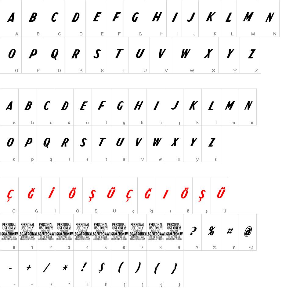 Aeronaves font