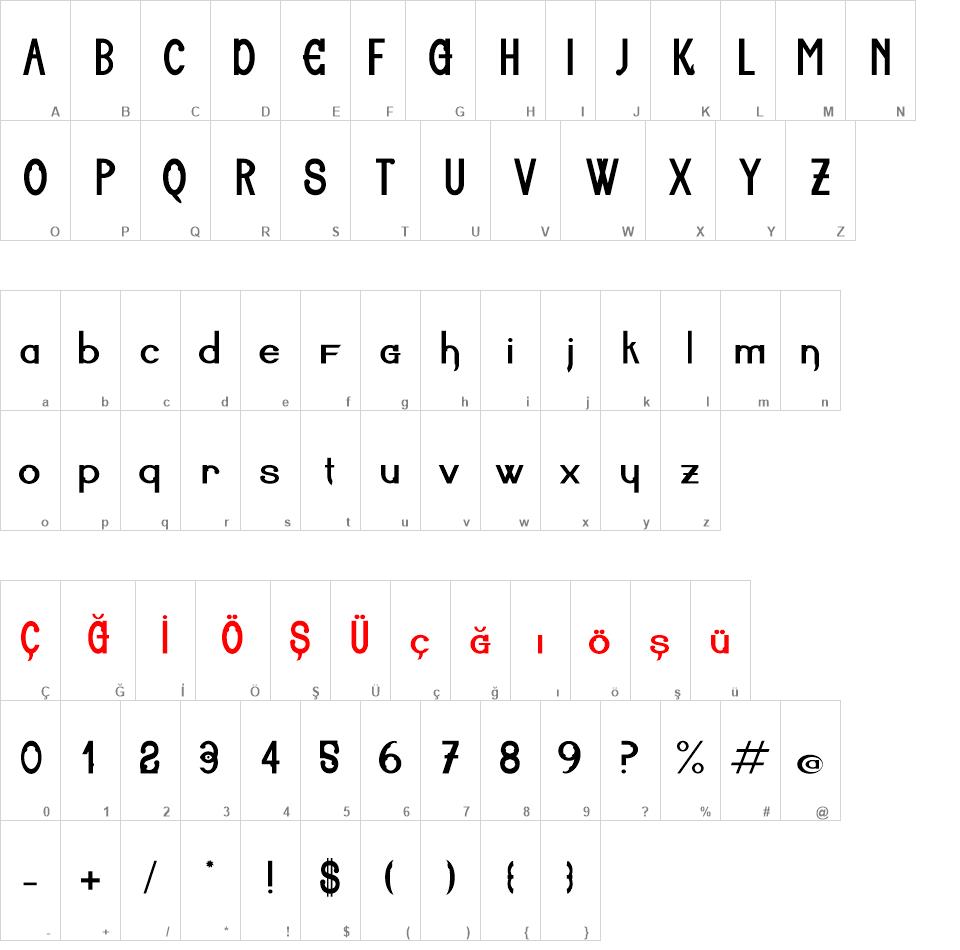 Aiuruoca font