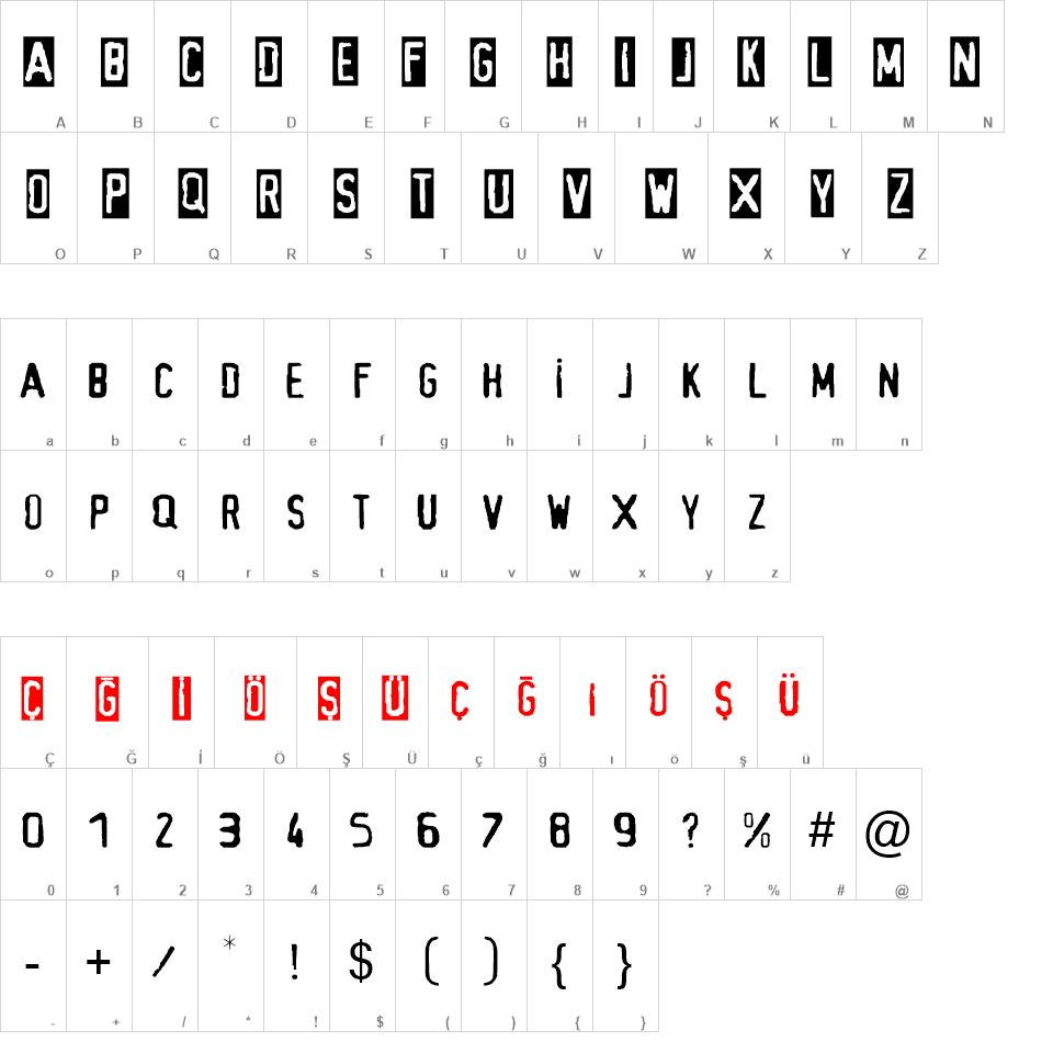 Alias font