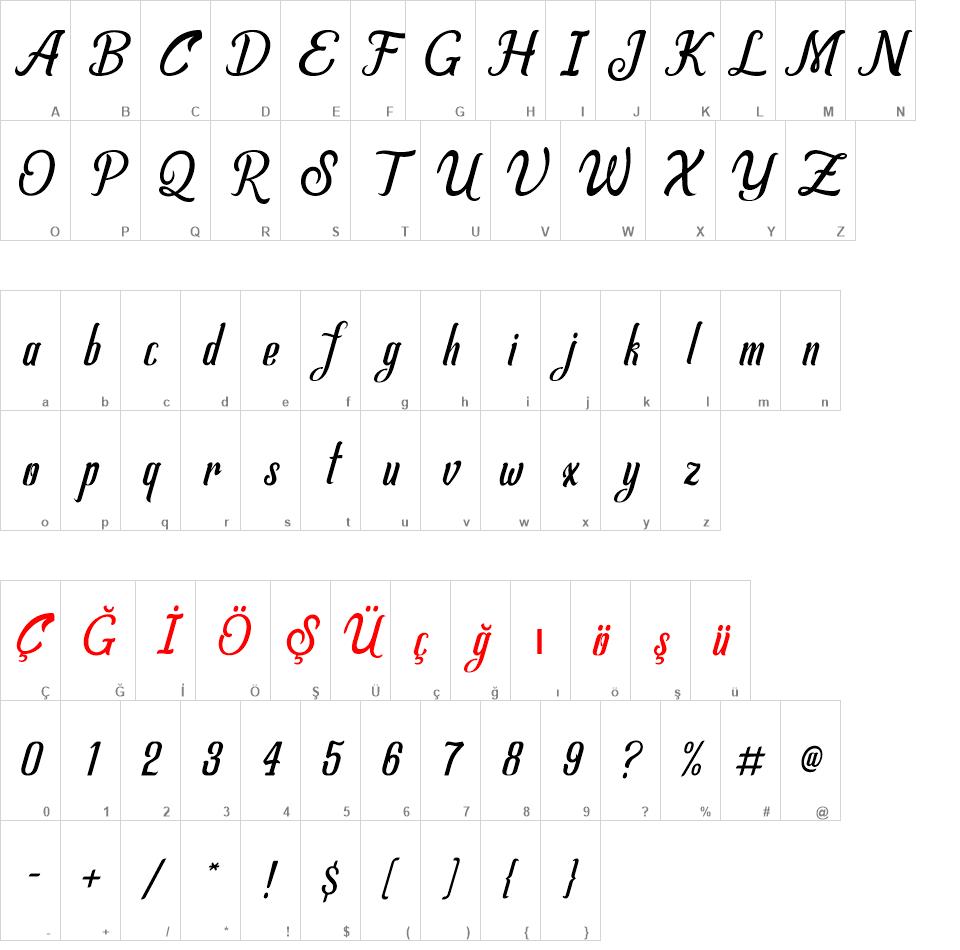 Allema font