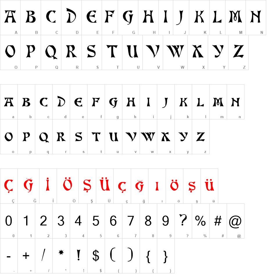 Altenburg™ font