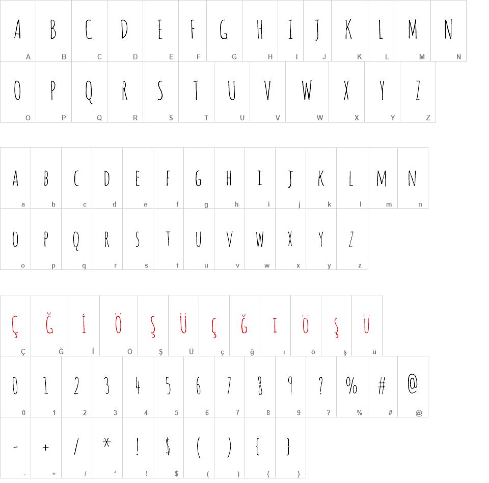 Amatic SC font