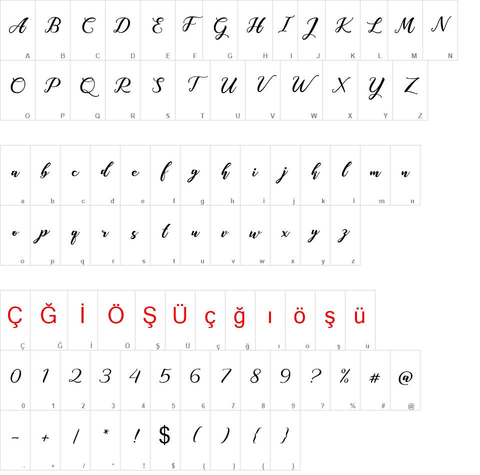 Anisha font