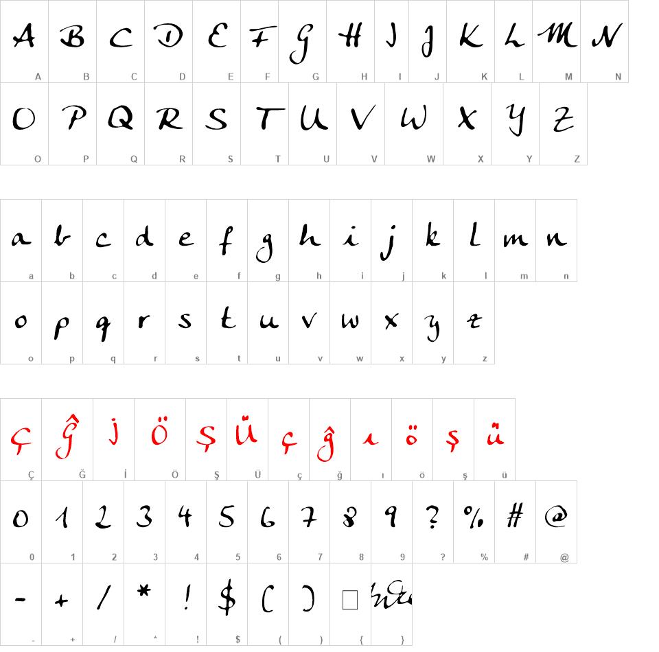 Anke Calligraphic FG font