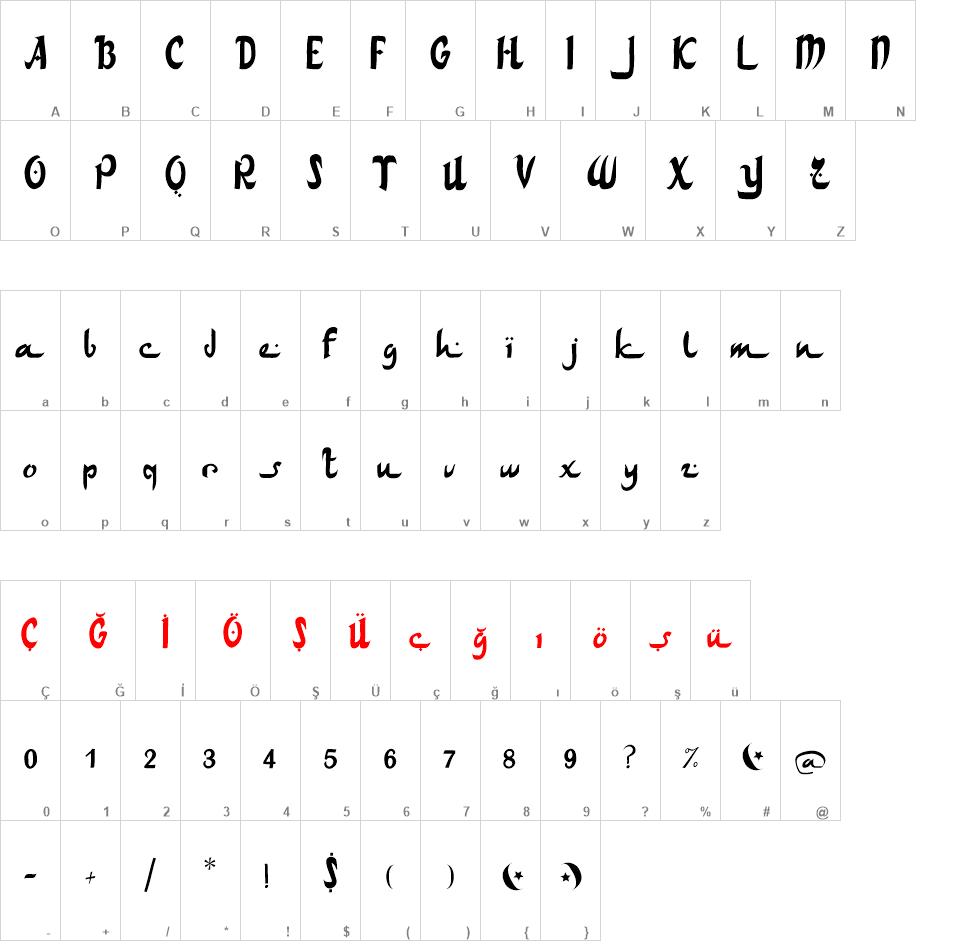 ArabDances font