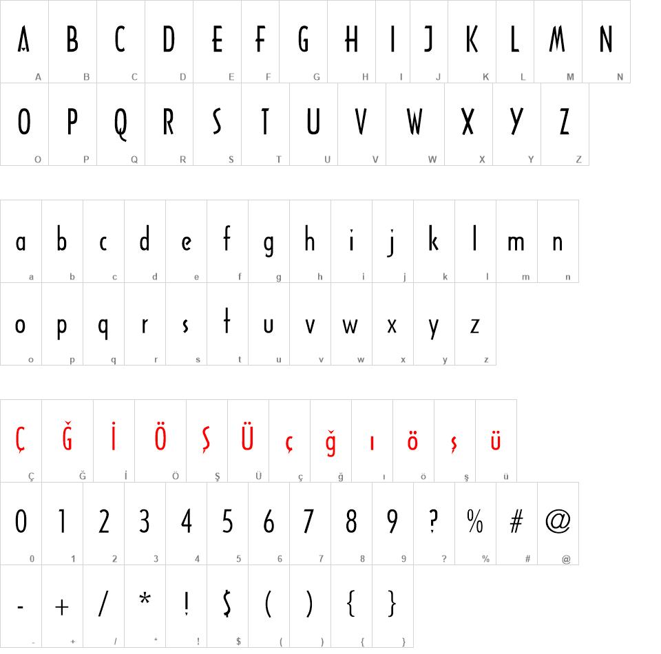 Architecture font