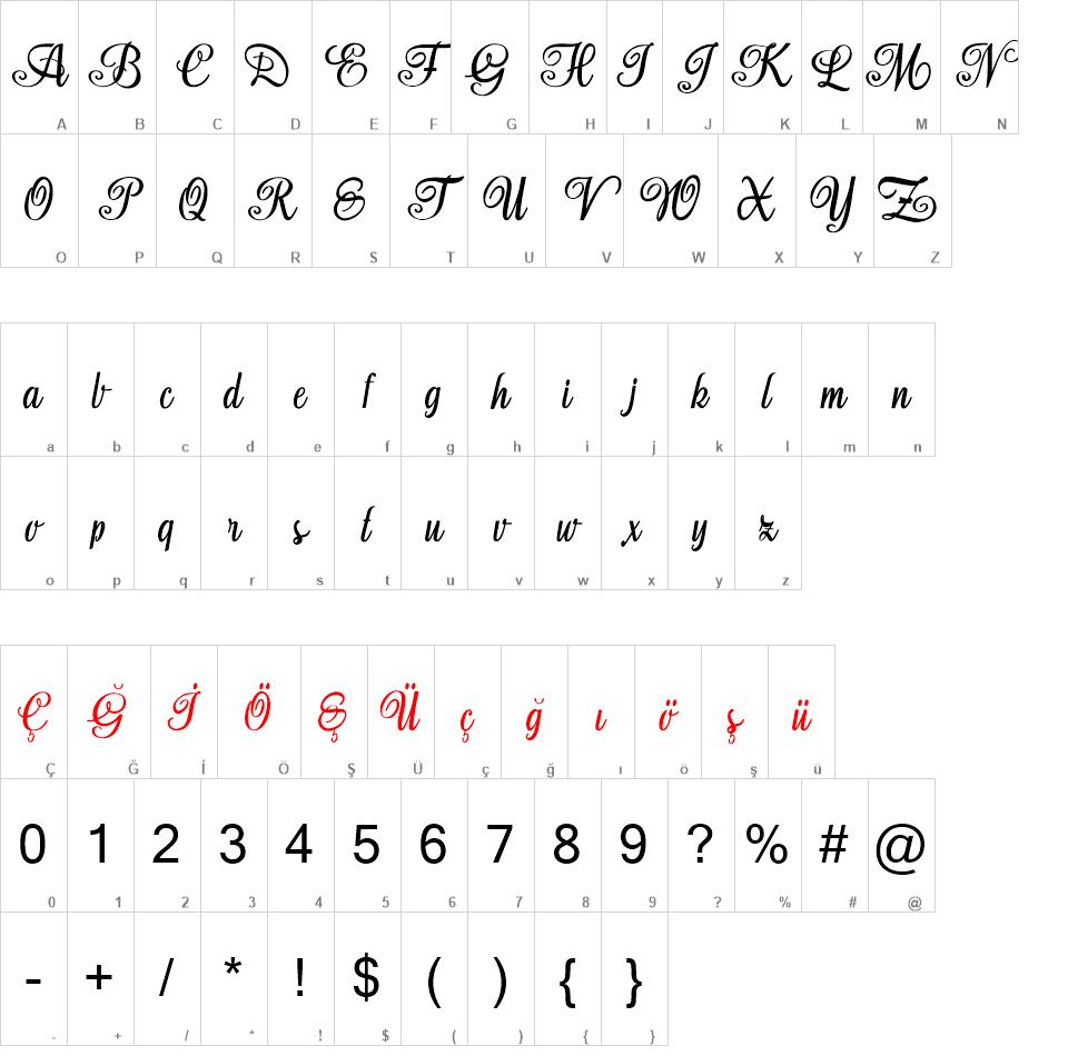 Aromabar font