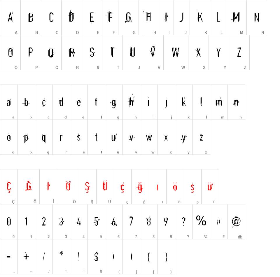 Astonished font