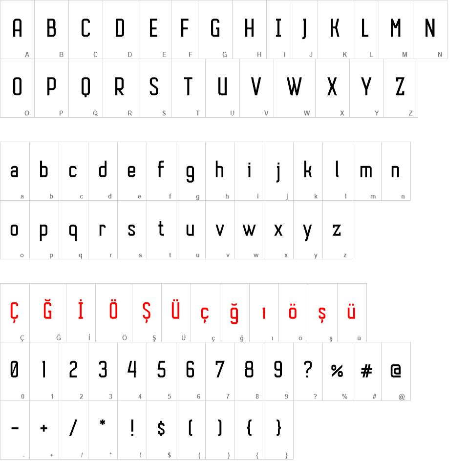 Autobus font
