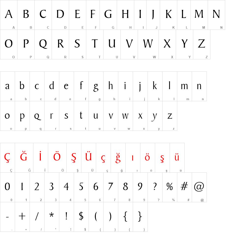 BakerSignet BT font