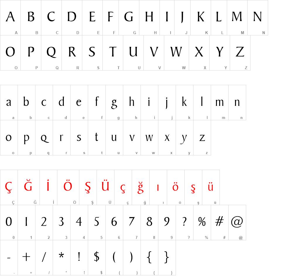 BakerSignet BT font