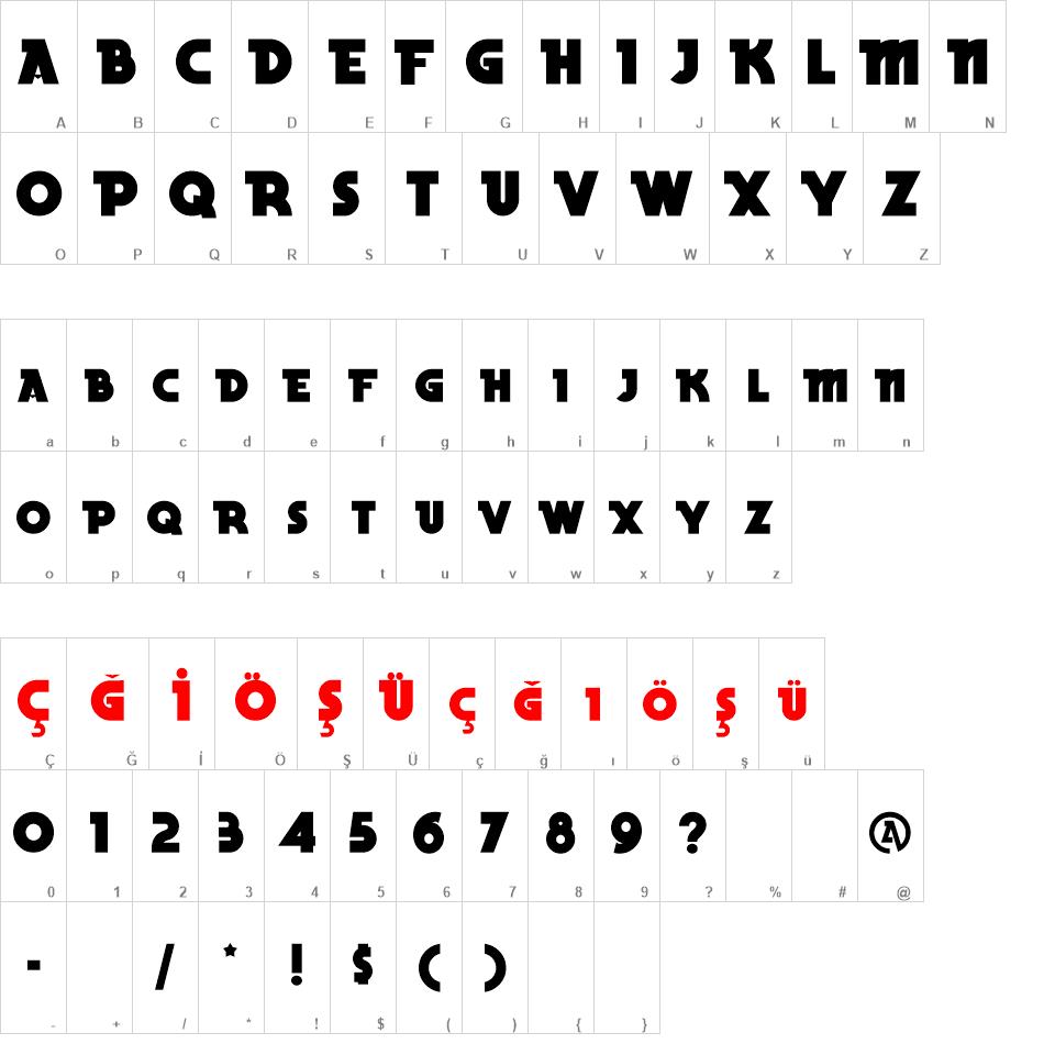 BeckerBlackNF font