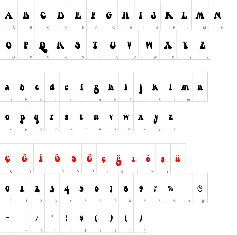 Berthside font