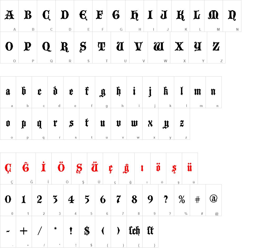 BlackwoodCastle font