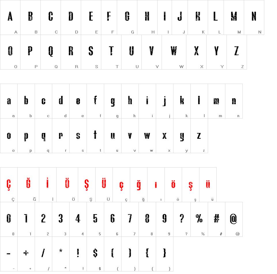  Bluefish Scratched font