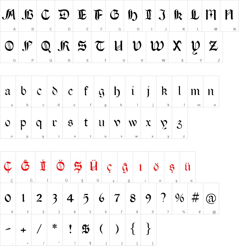 BoereTudor font