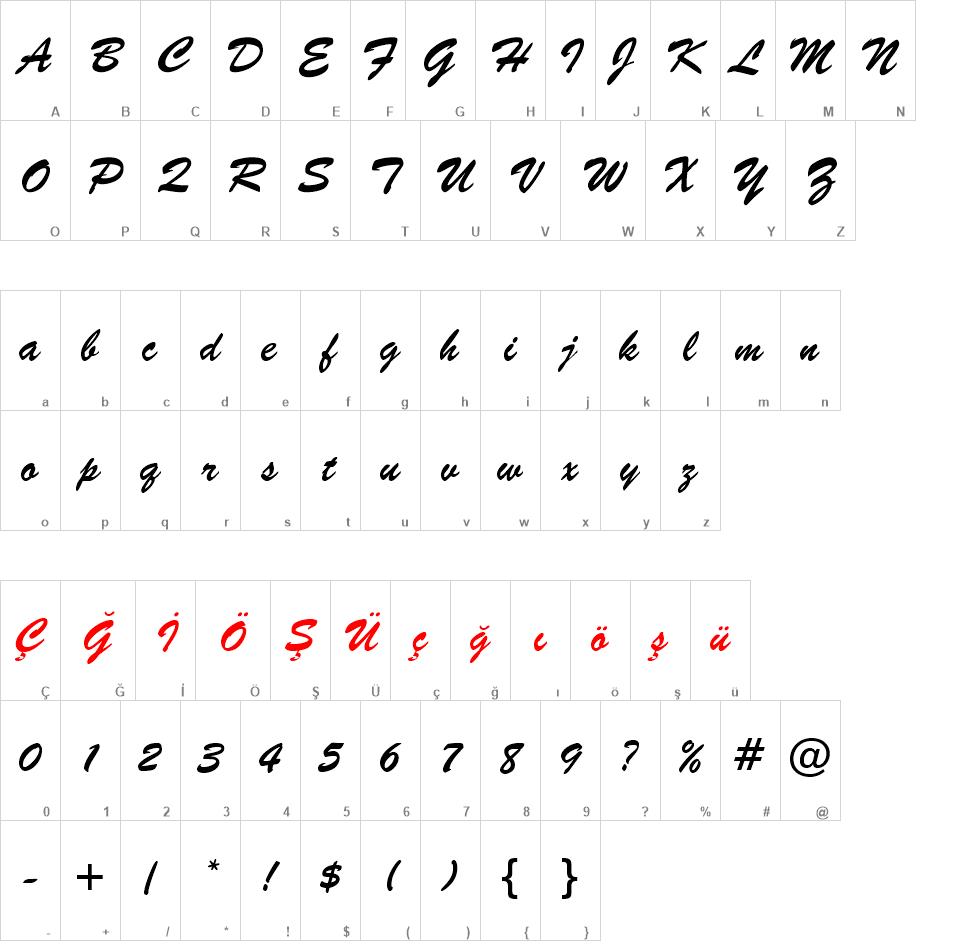 BrushScript BT font