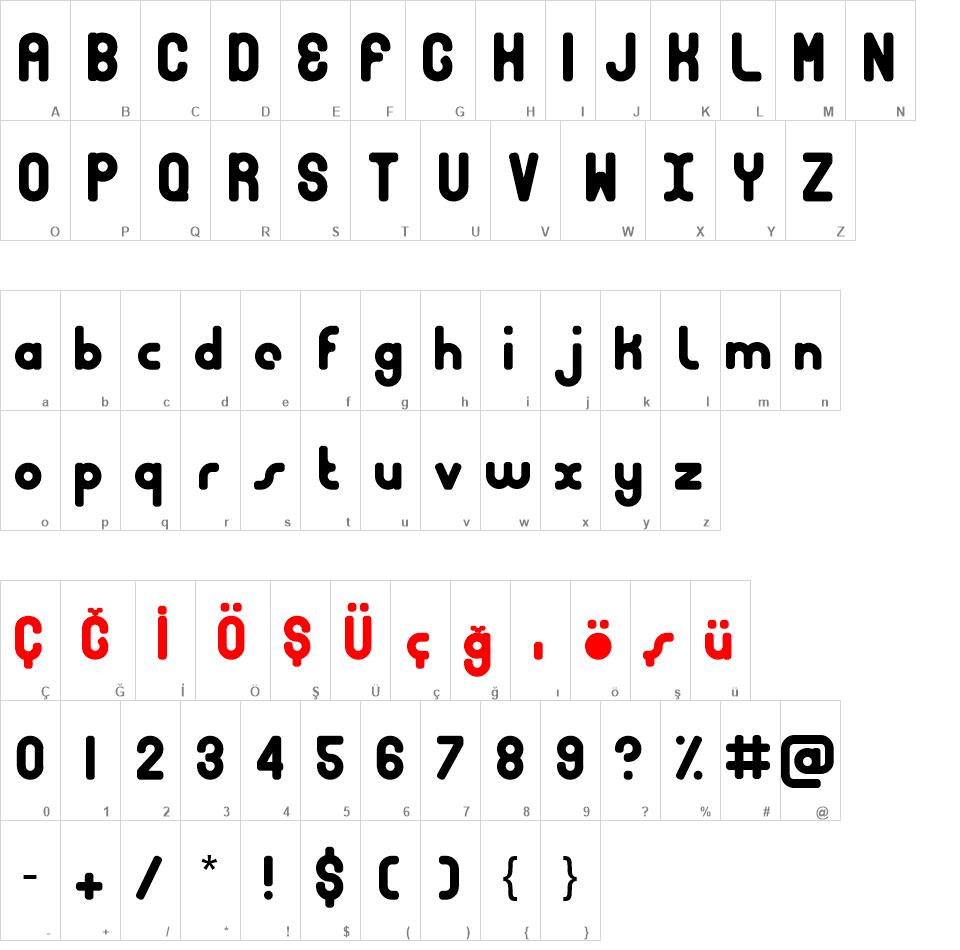 Bubble Club font