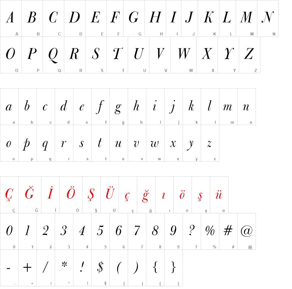 Bulmer BT font