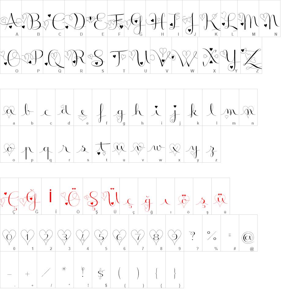 Badinerie Love font