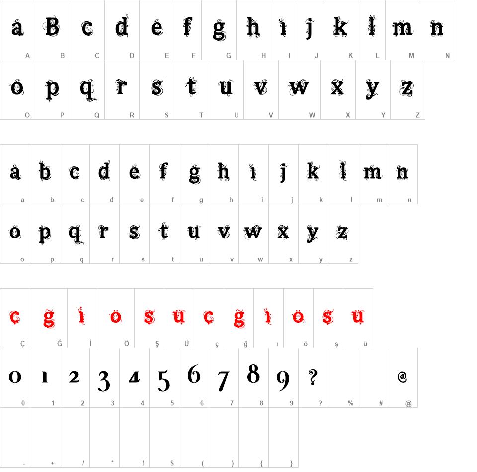 Beauregard font