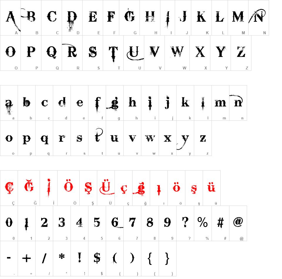 Bleeding Cowboys font