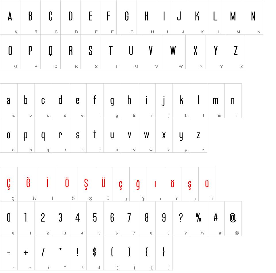 Bluefish font