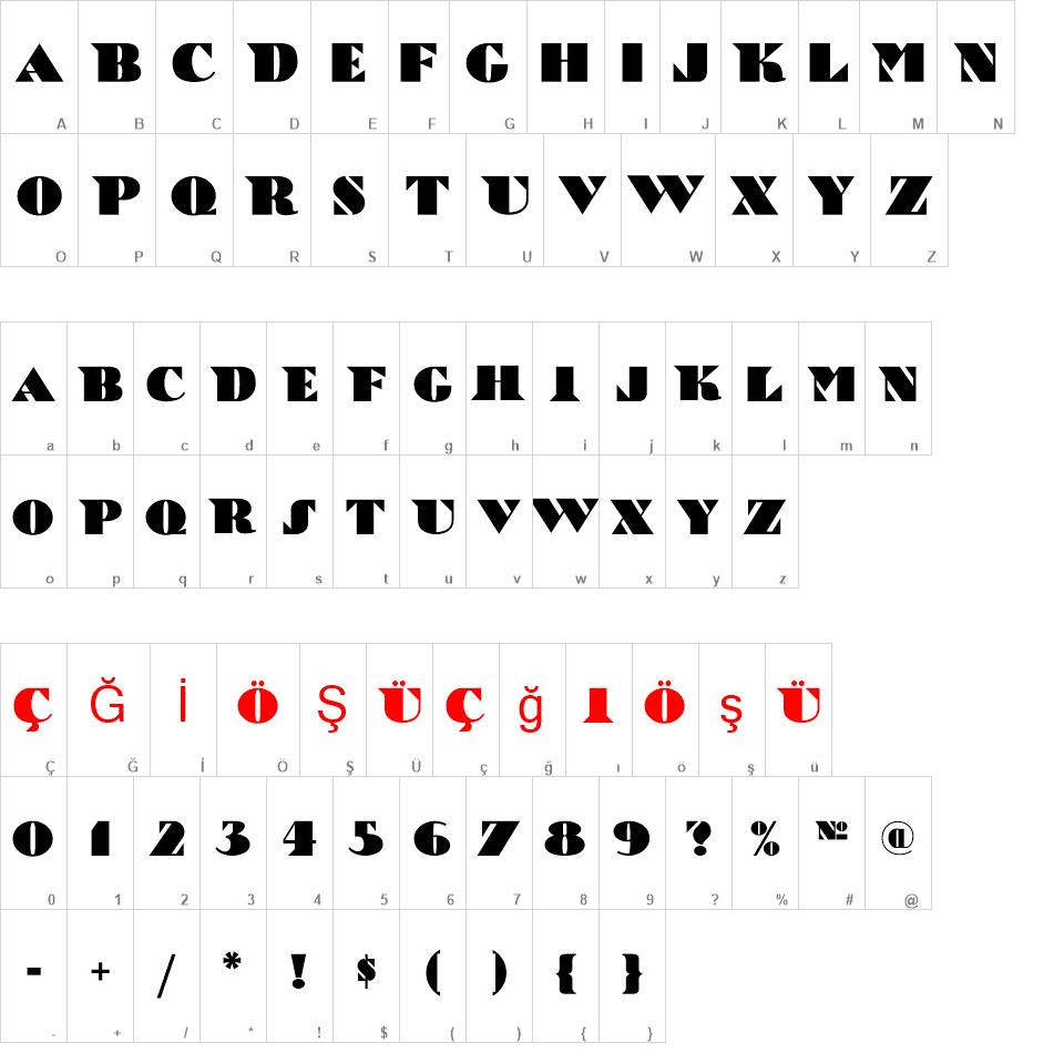 Bric font