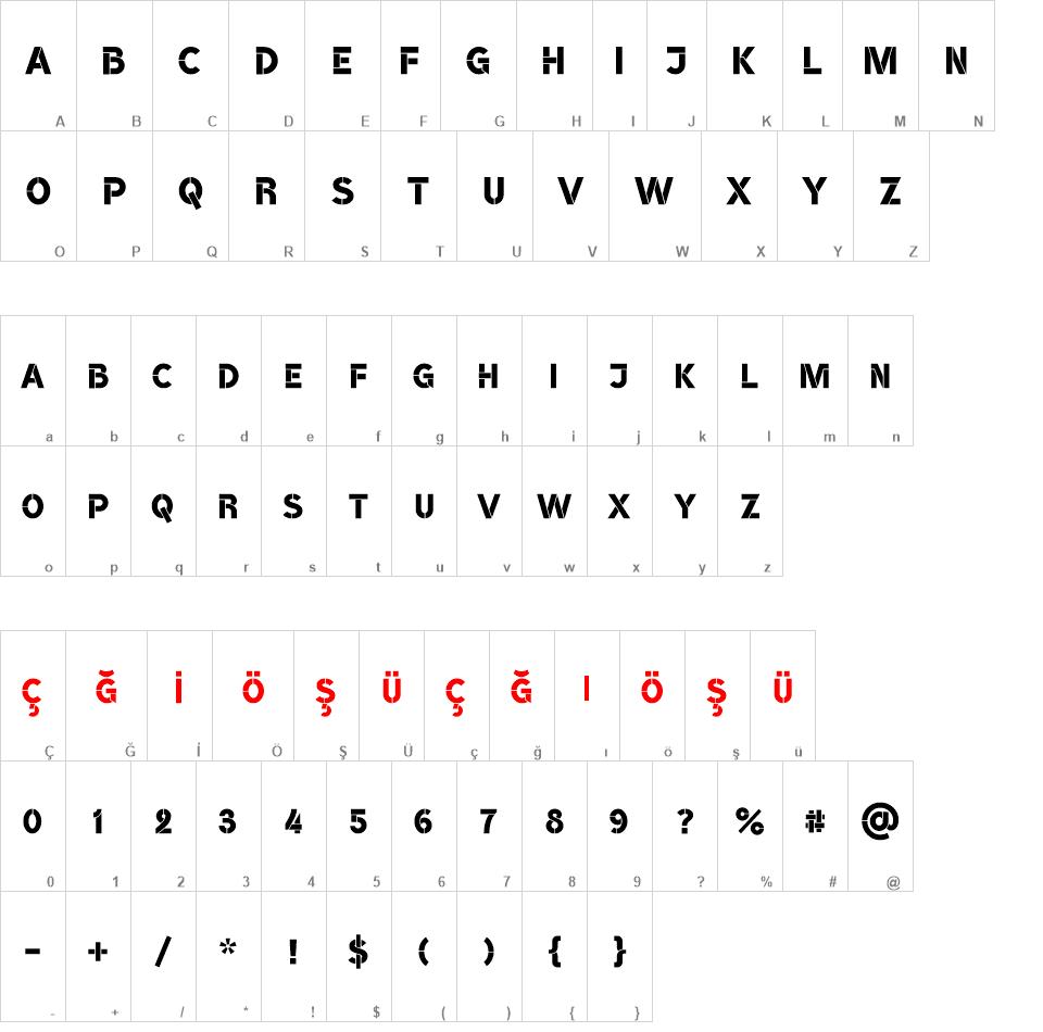 BroshK font