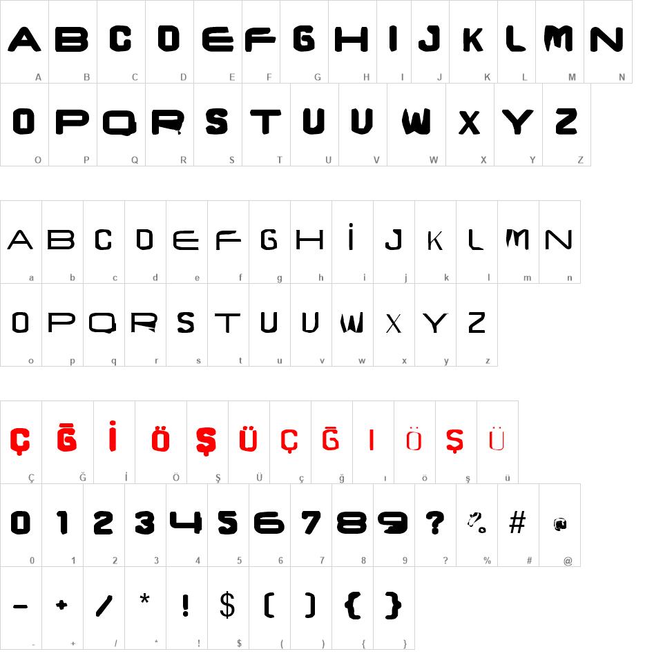 BrunstCaps font