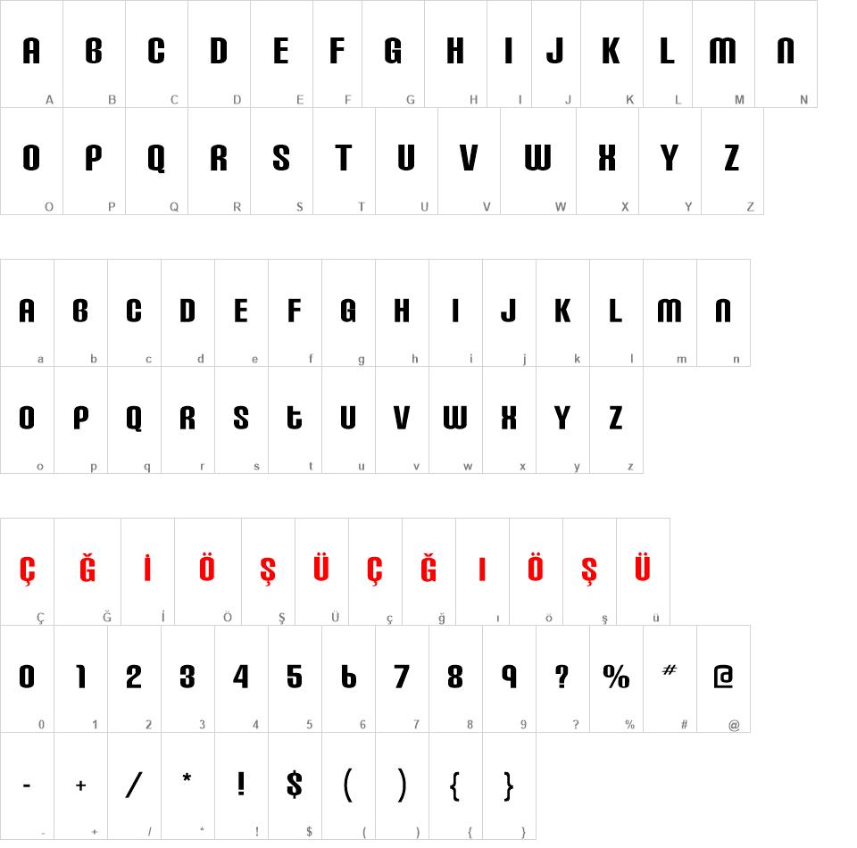 Carbon Block font