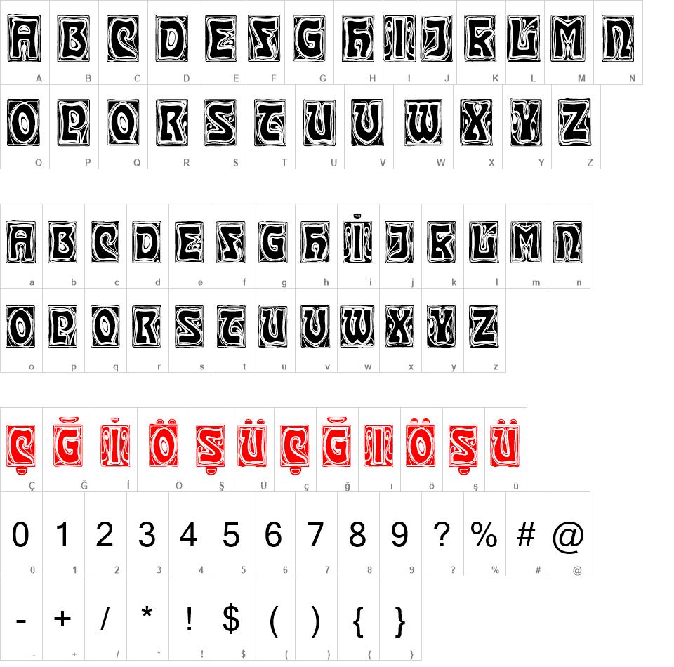 Carmen Caps font