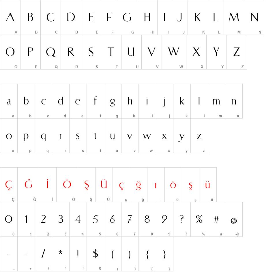 CAT Linz font