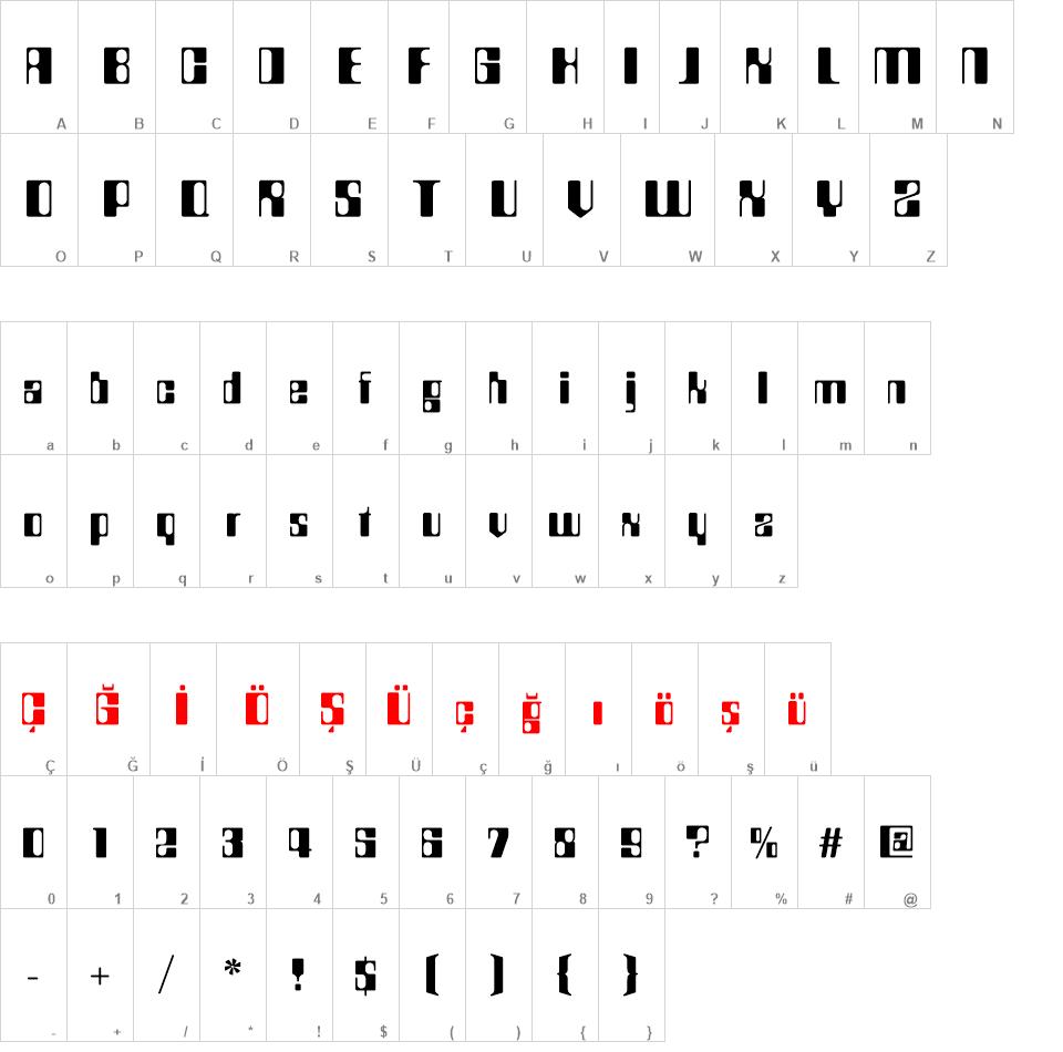 CountdownD font