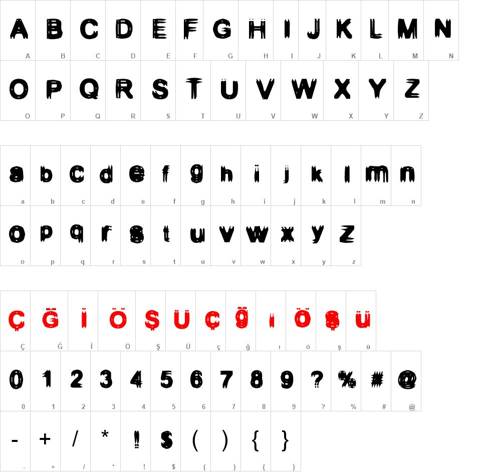 Configuration 9 font