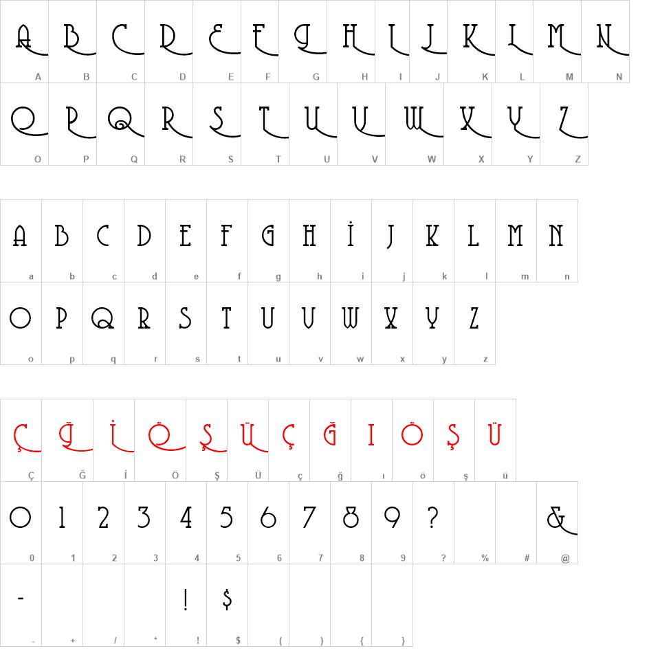 CoventryGarden font