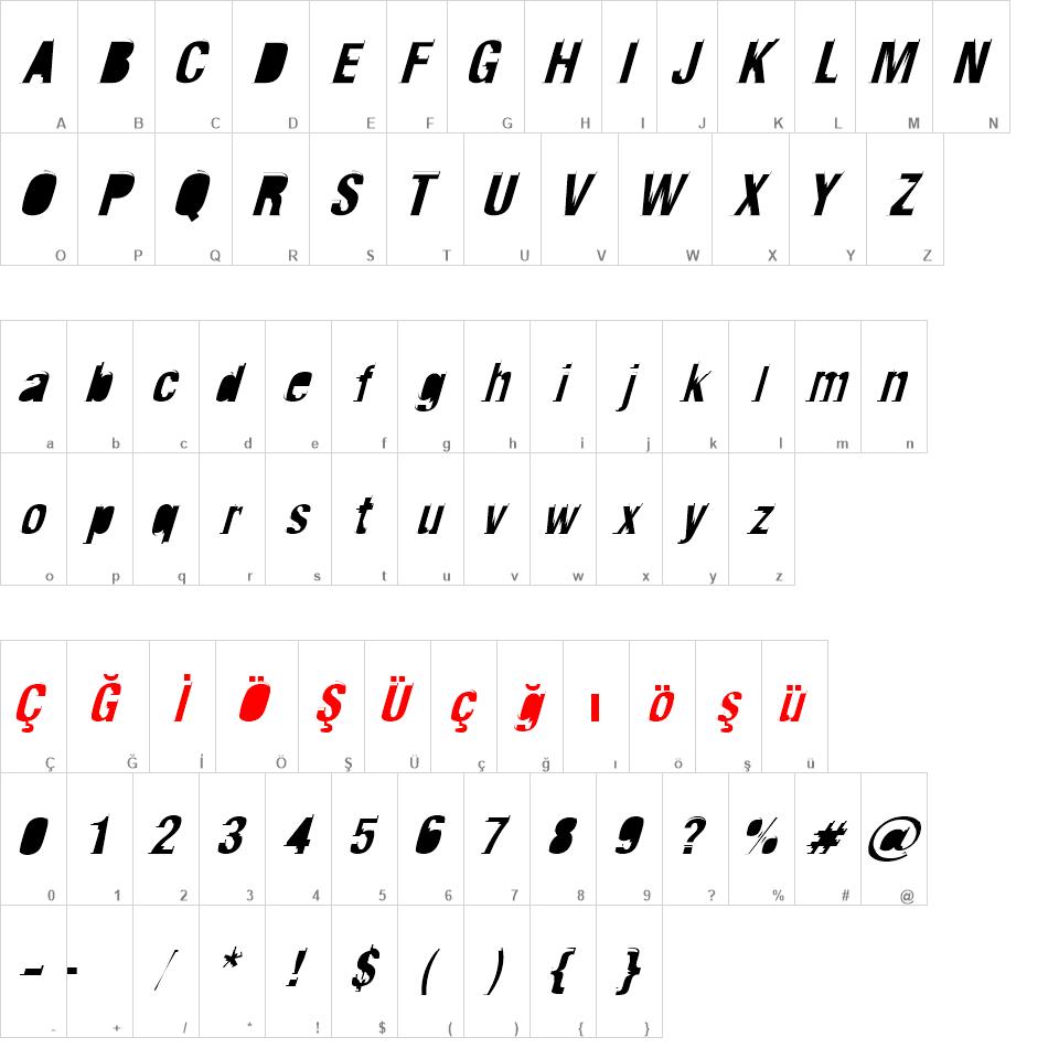 Crash font