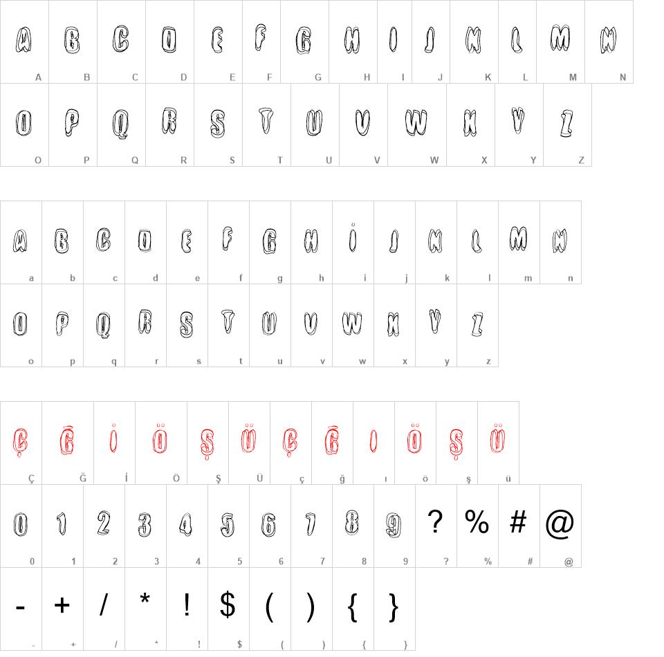 Crotchrot font