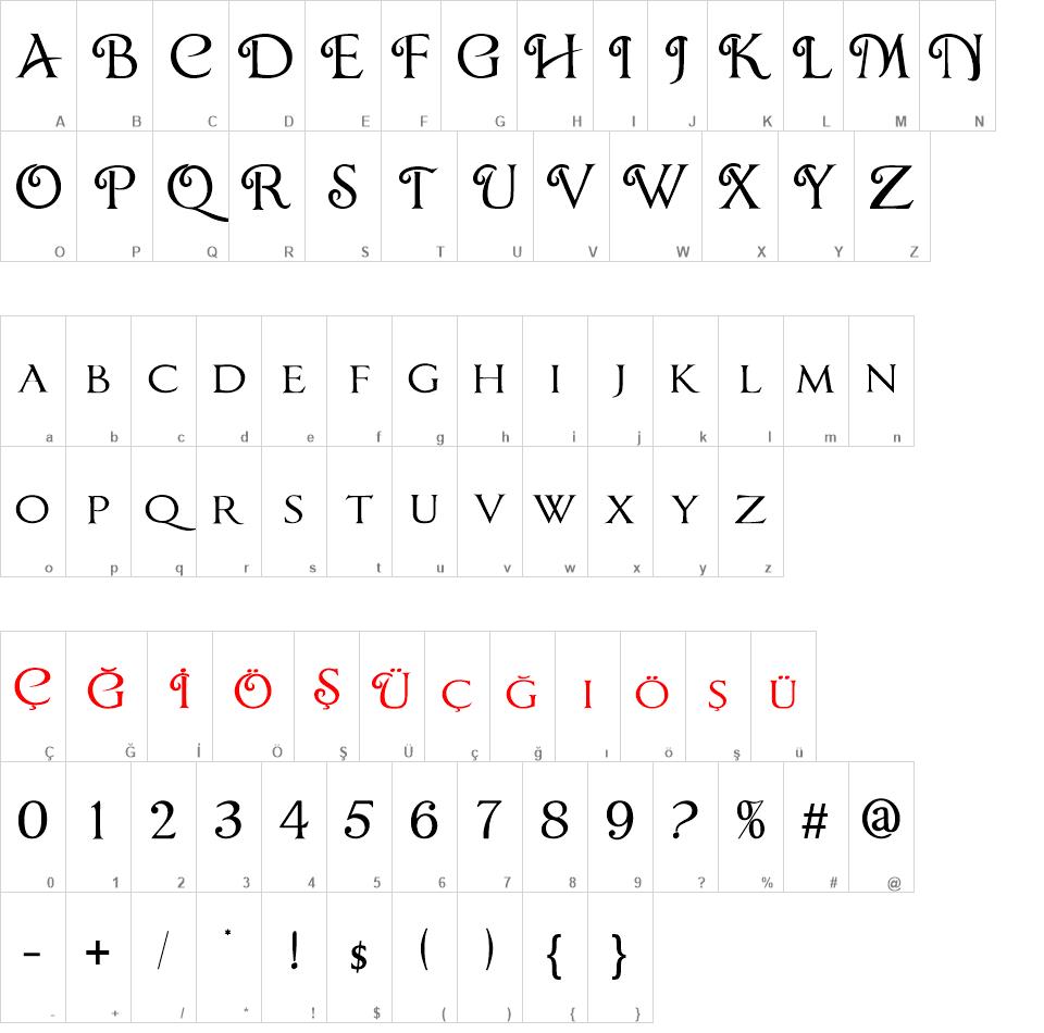 C_BOX font