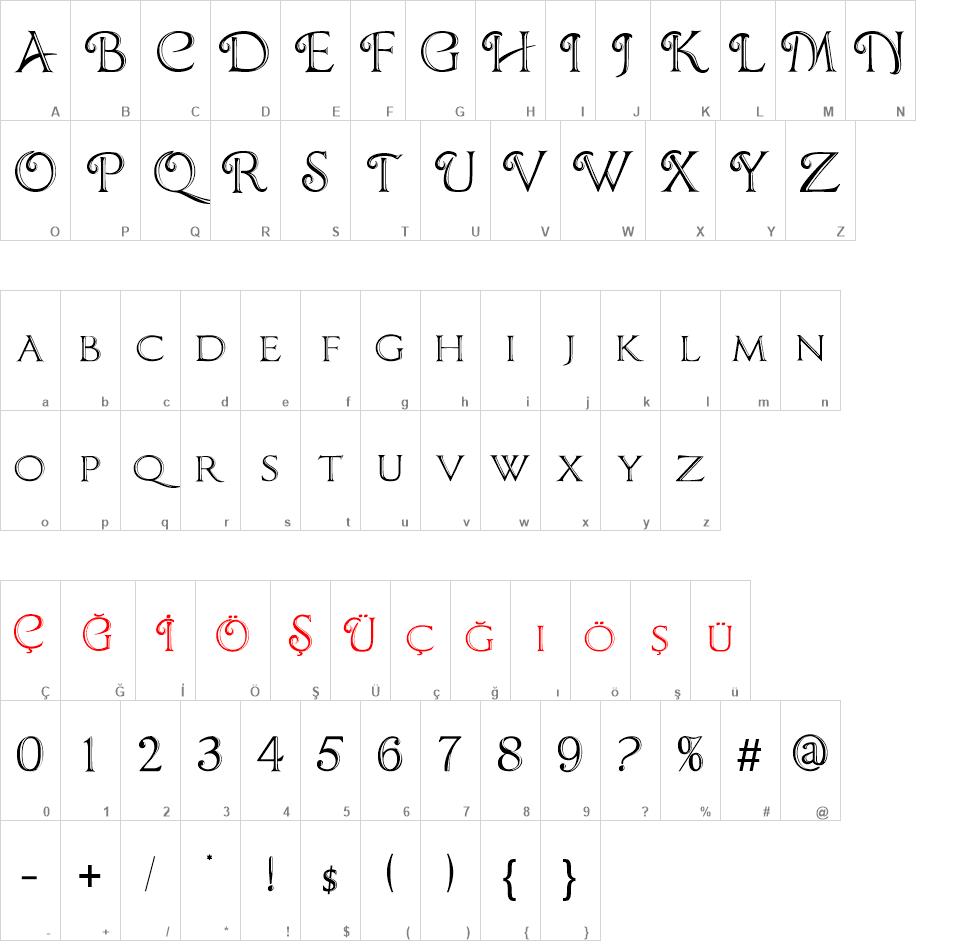 C_BOX_D font