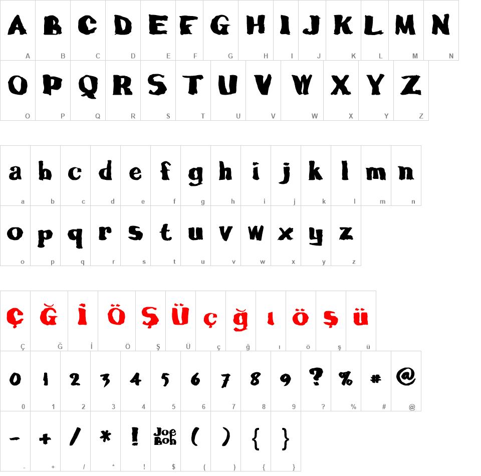 calamityJoe font