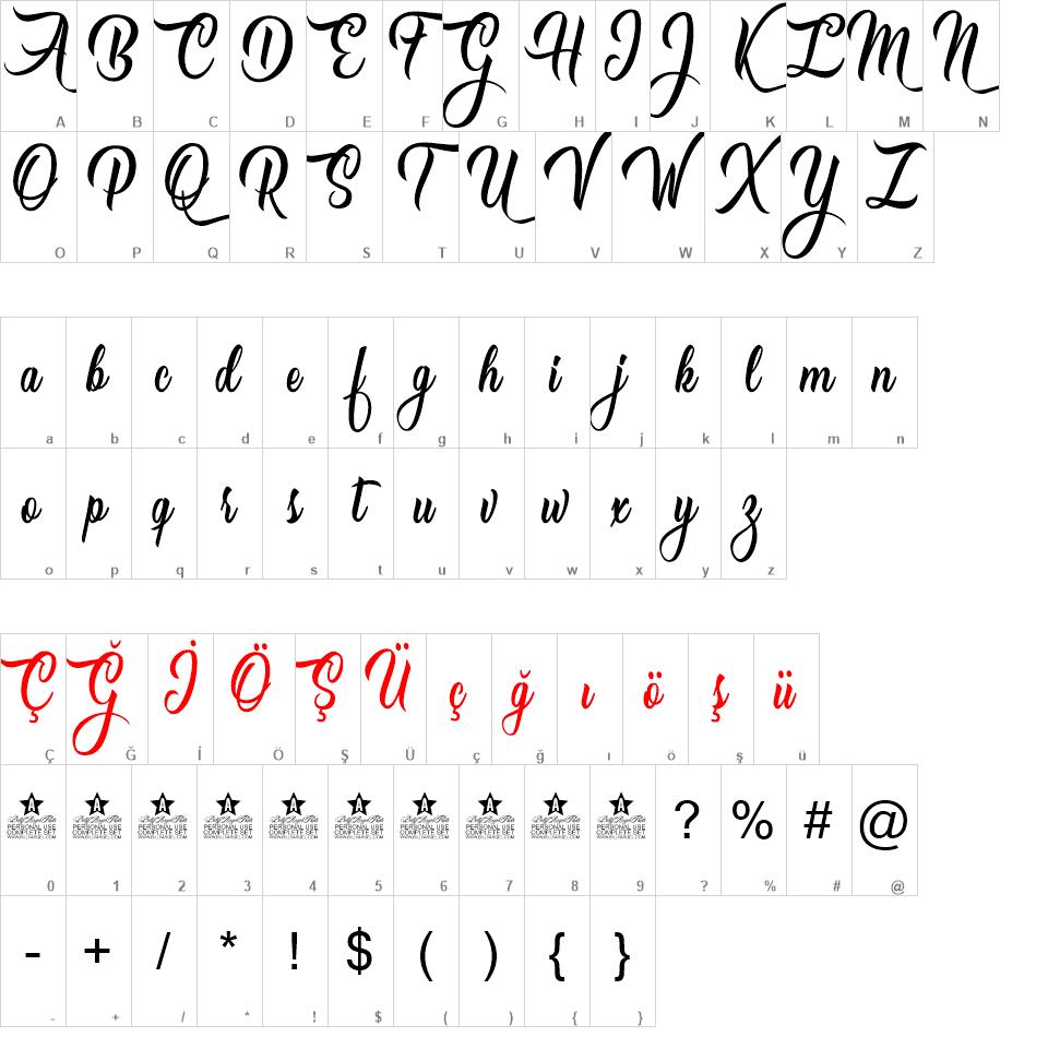 Caranda font