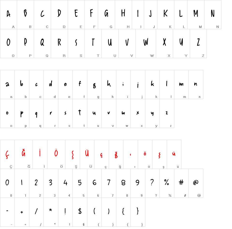 Cardhonie font