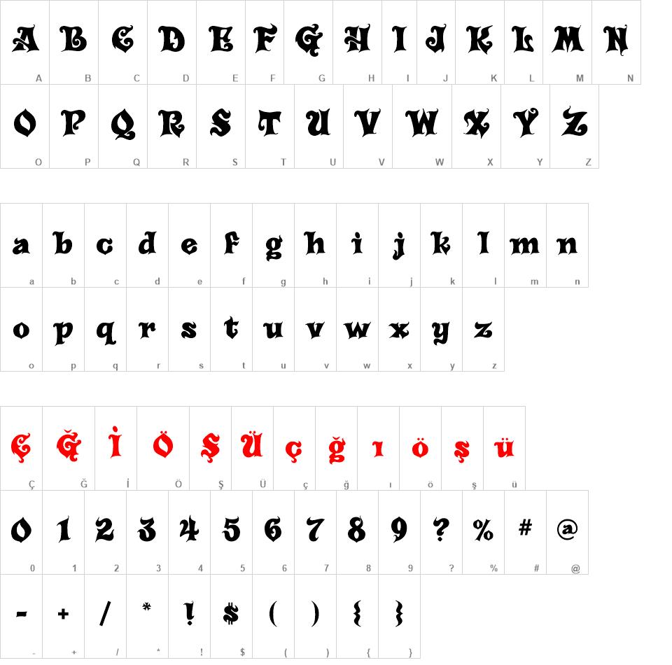 Carousel font