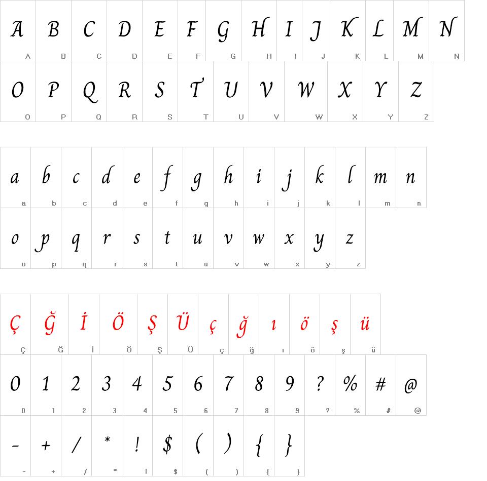 Charm font