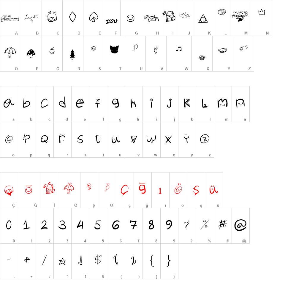 CHURLI CUTE font