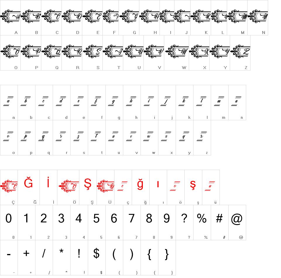 Clasicalderibbon font